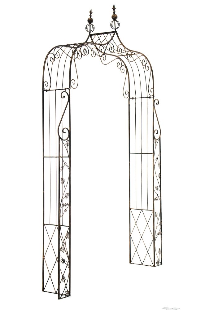 Arco da giardino in ferro verniciato Rosenbogen Aurora
