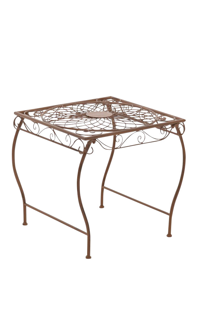 Eisentisch Zarina, 50 x 45 cm - homemem39