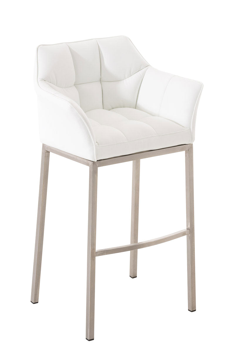 Barhocker Damaso Kunstleder mit 4-Fuß Gestell - homemem39