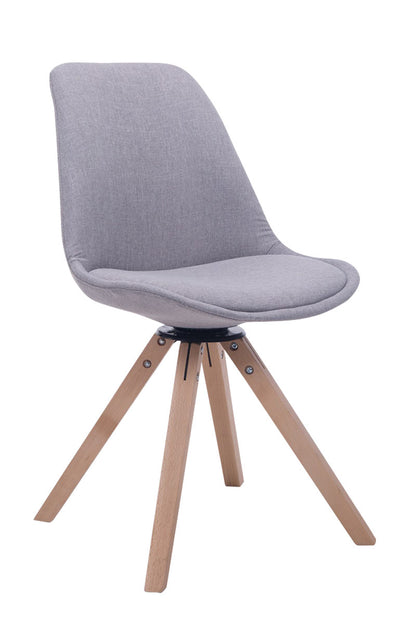 Besucherstuhl Troyes Drehbar Stoff Square | homemem39