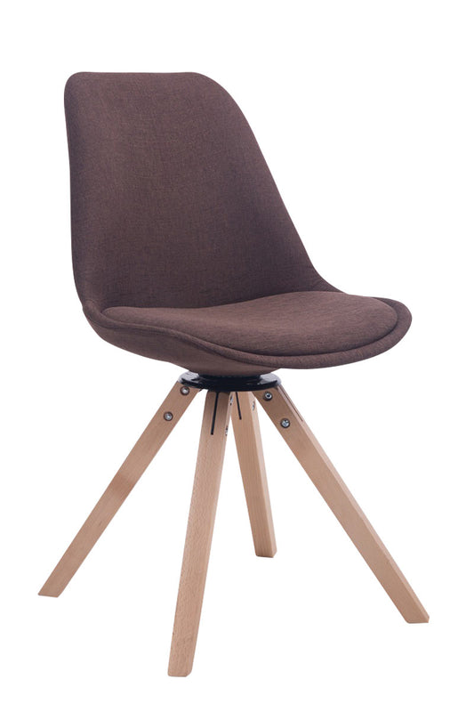 Besucherstuhl Troyes Drehbar Stoff Square - homemem39