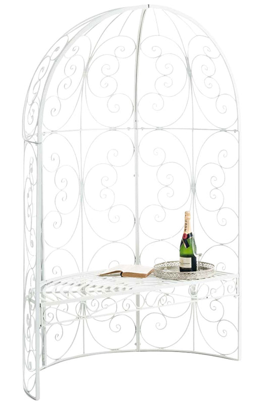 Halbpavillon Rosie mit Sitzbank - homemem39