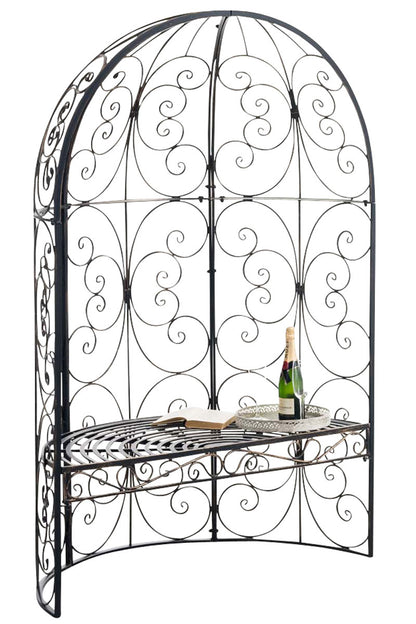 Halbpavillon Rosie mit Sitzbank - homemem39