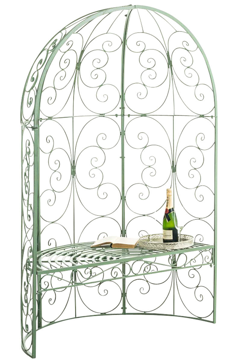 Halbpavillon Rosie mit Sitzbank - homemem39