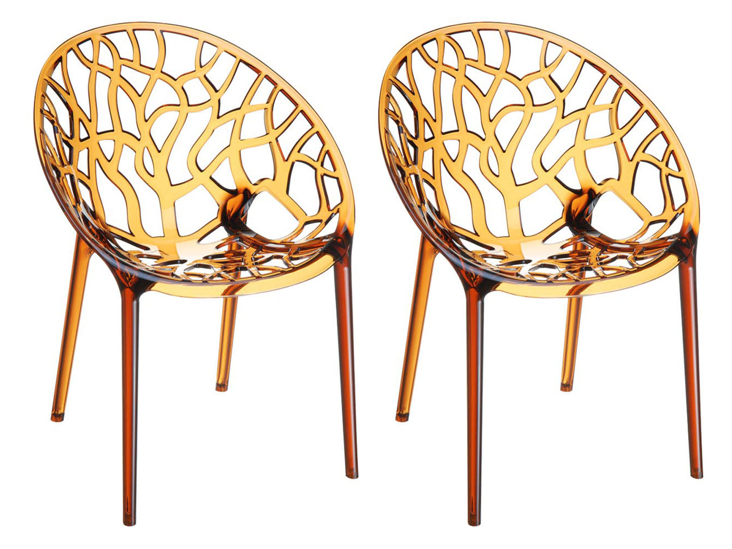 2er Set XXL Gartenstuhl Crystal - homemem39