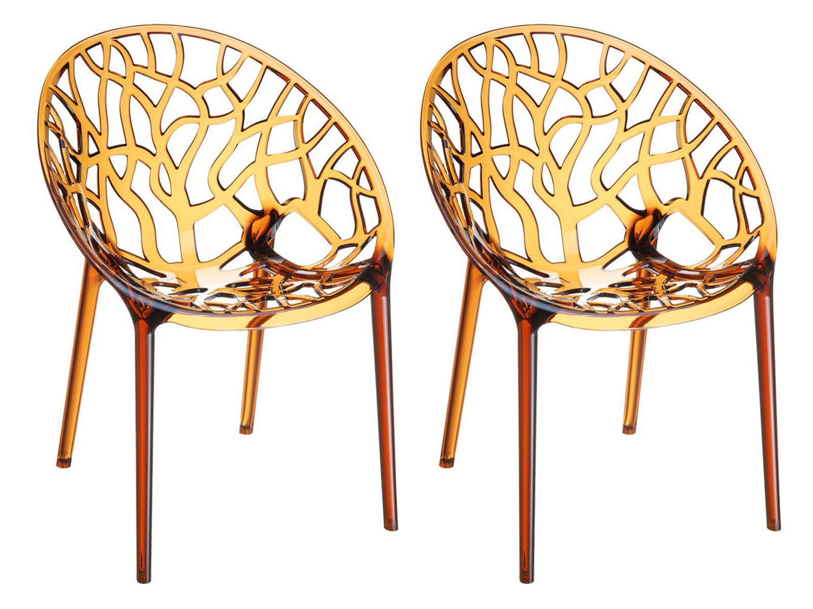 2er Set XXL Gartenstuhl Crystal - homemem39