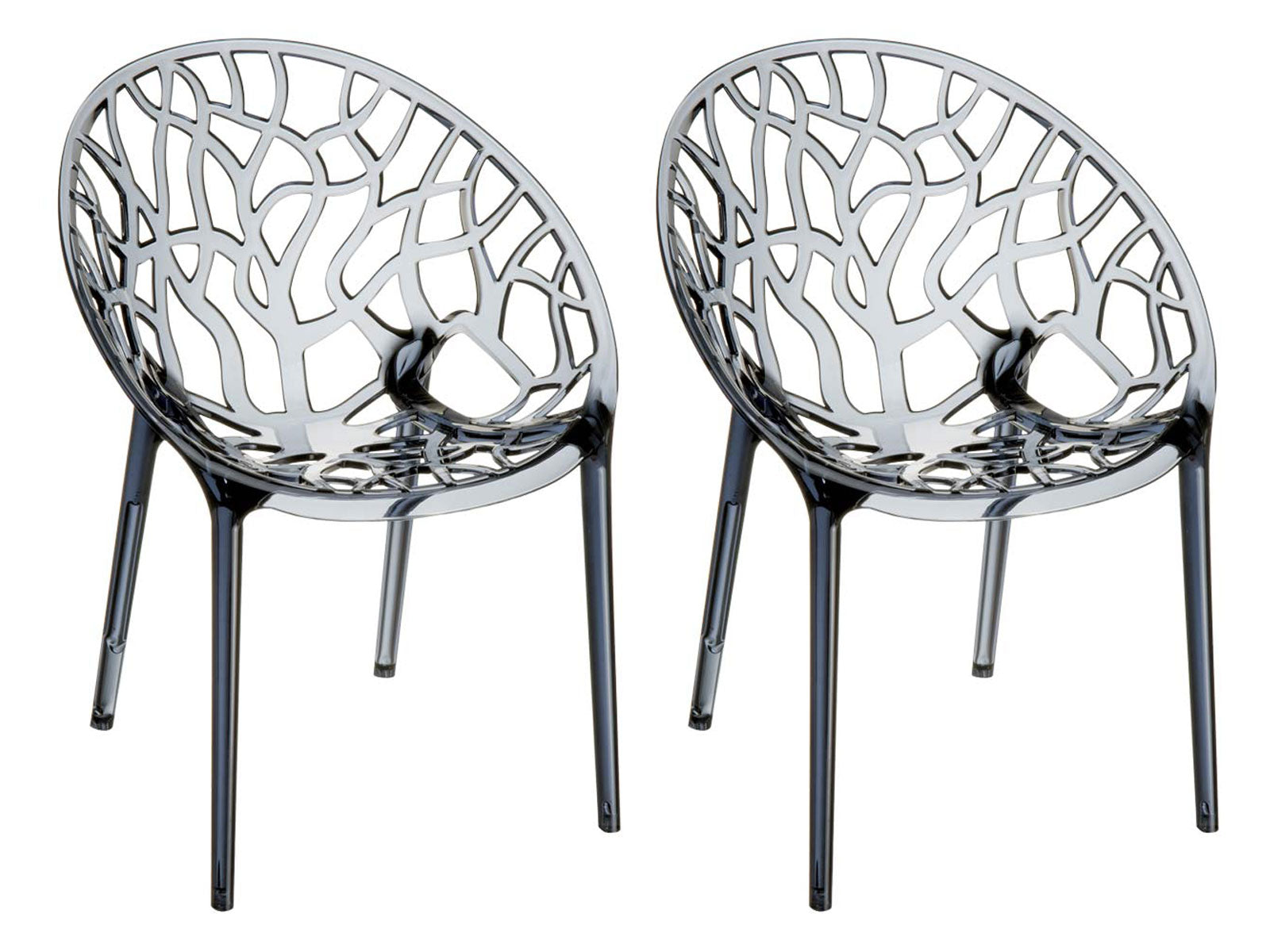 2er Set XXL Gartenstuhl Crystal - homemem39