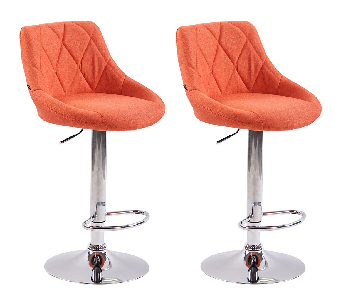 2er Set Barhocker Lazio Stoff | homemem39