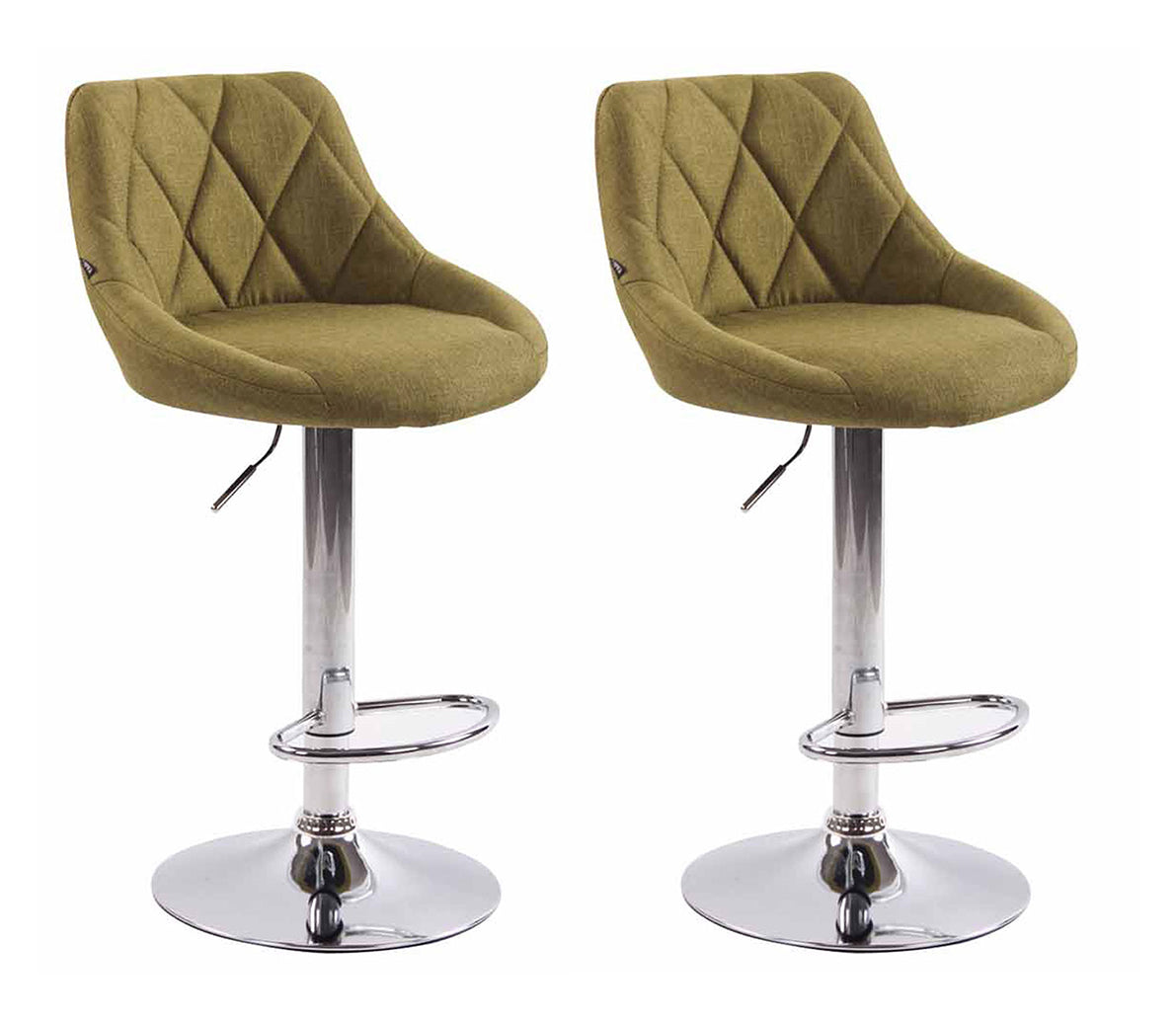 2er Set Barhocker Lazio Stoff | homemem39