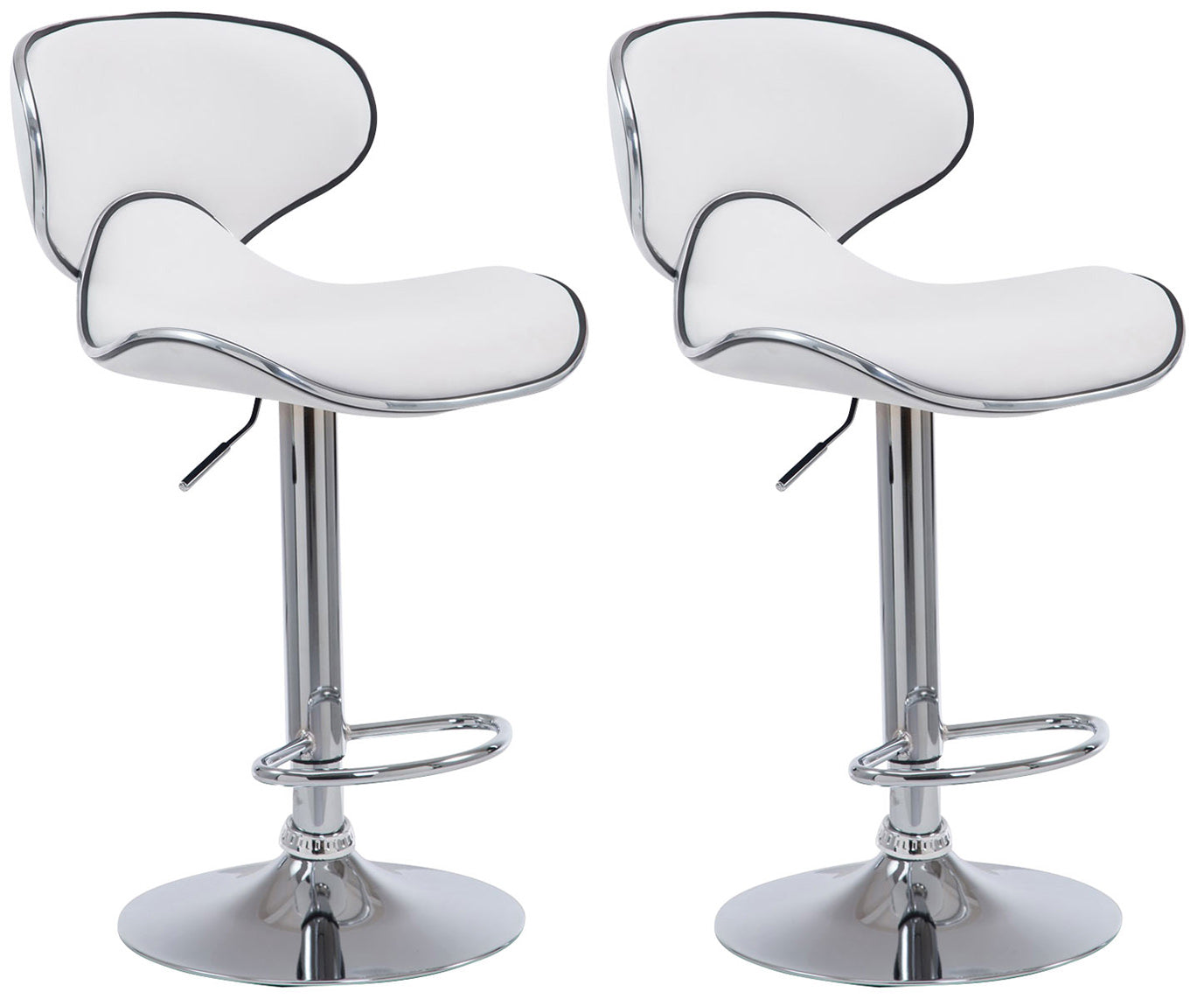 2er Set Barhocker Las Vegas Kunstleder - homemem39