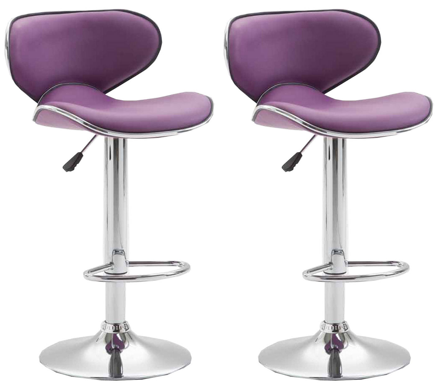 2er Set Barhocker Las Vegas Kunstleder | homemem39