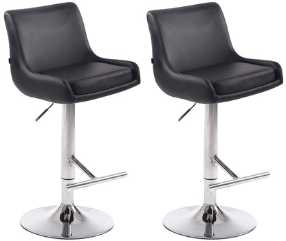 2er Set Barhocker Club Kunstleder - homemem39
