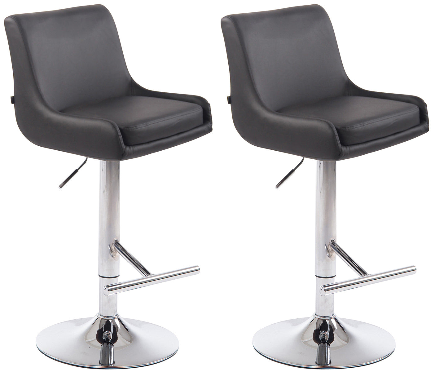 2er Set Barhocker Club Kunstleder - homemem39