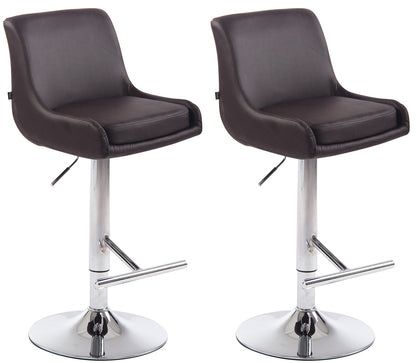 2er Set Barhocker Club Kunstleder - homemem39