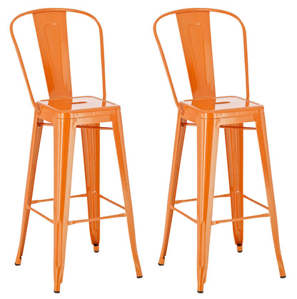 2er Set Barhocker Aiden Metall | homemem39