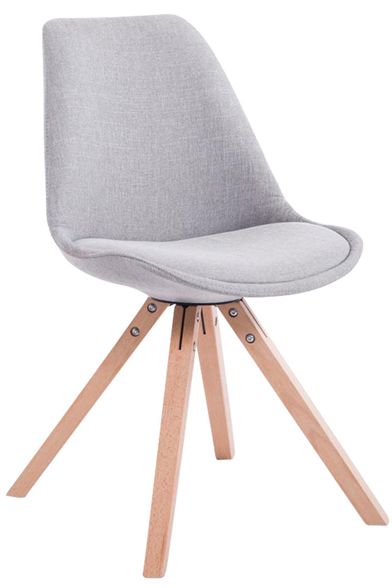 Besucherstuhl Toulouse Stoff Square - homemem39