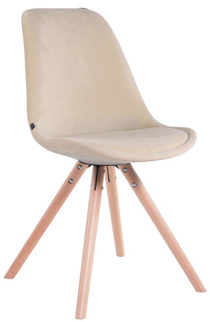 Besucherstuhl Toulouse Samt Rund - homemem39