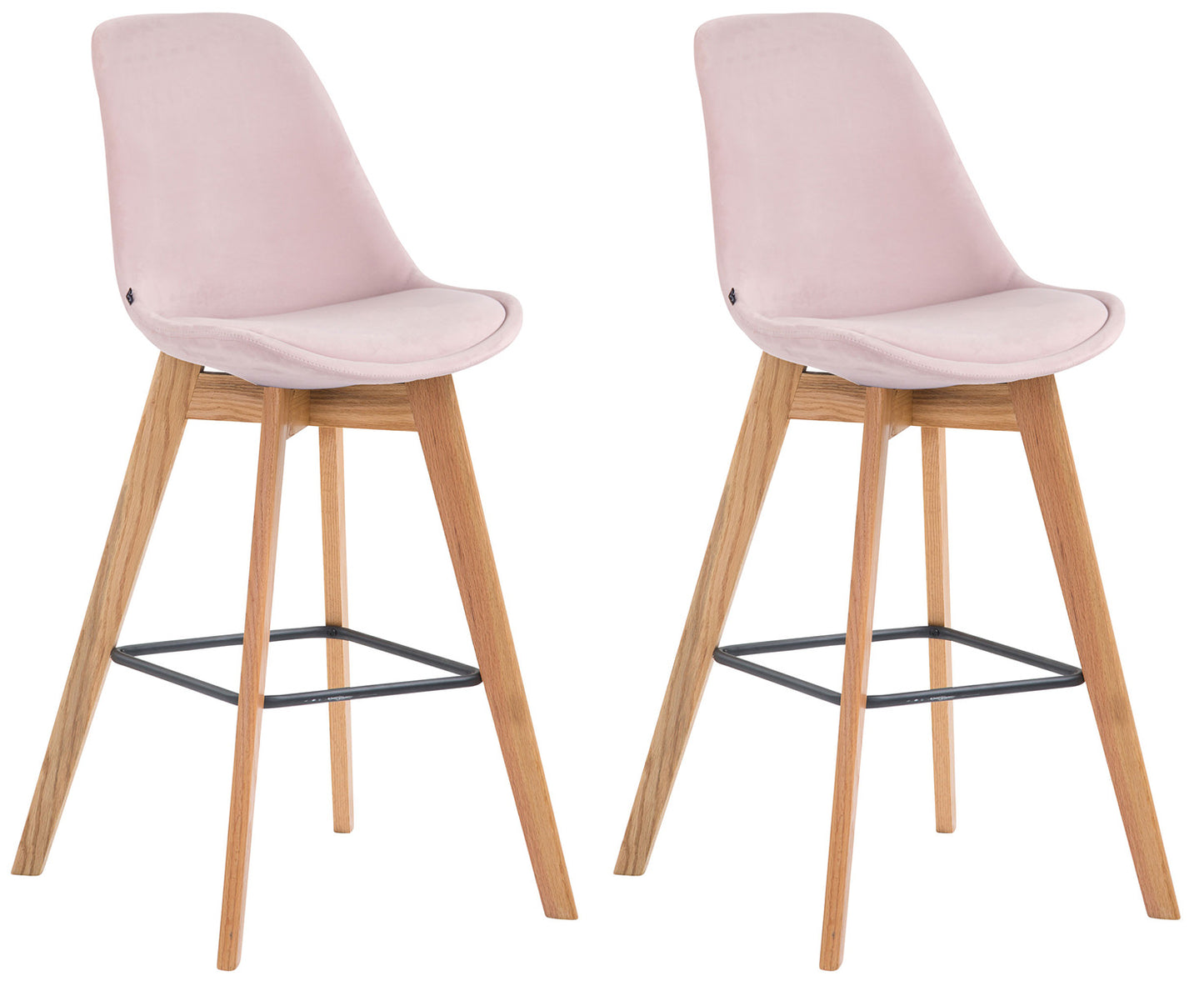 2er Set Barhocker Metz Samt - homemem39