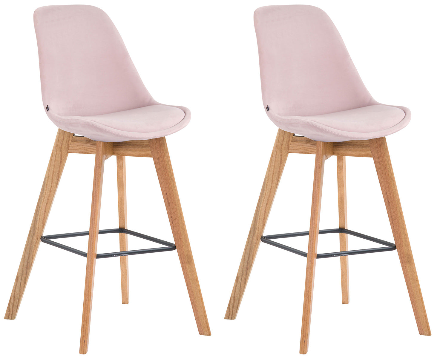 2er Set Barhocker Metz Samt - homemem39