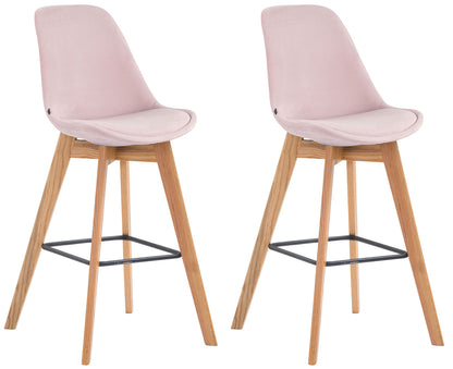 2er Set Barhocker Metz Samt - homemem39
