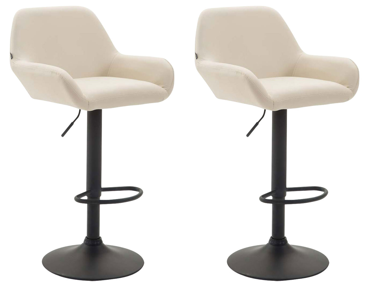 2er Set Barhocker Braga Kunstleder - homemem39