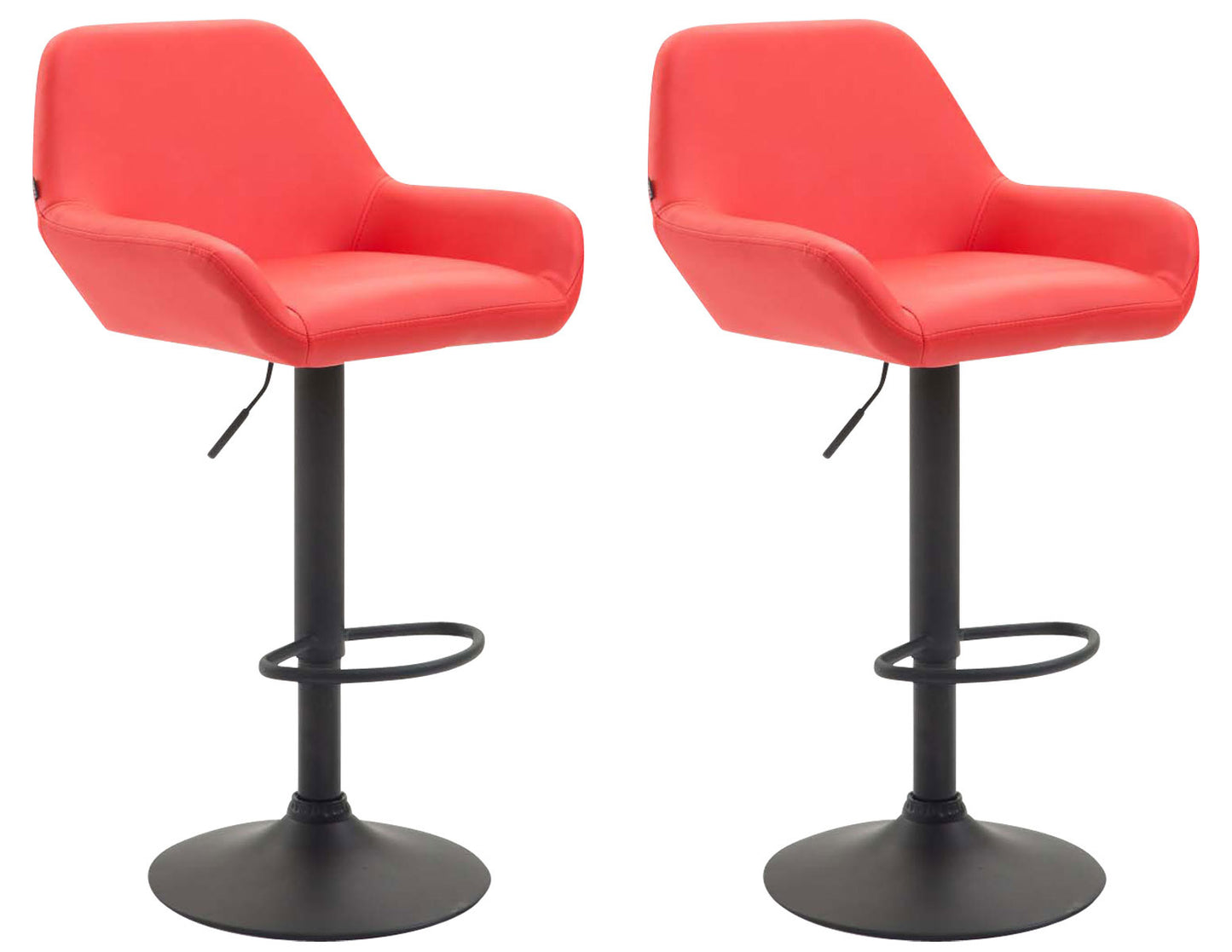 2er Set Barhocker Braga Kunstleder | homemem39