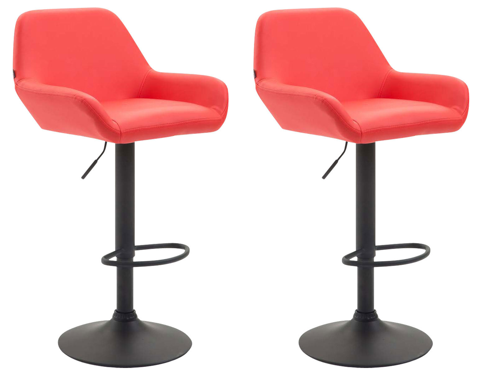 2er Set Barhocker Braga Kunstleder | homemem39