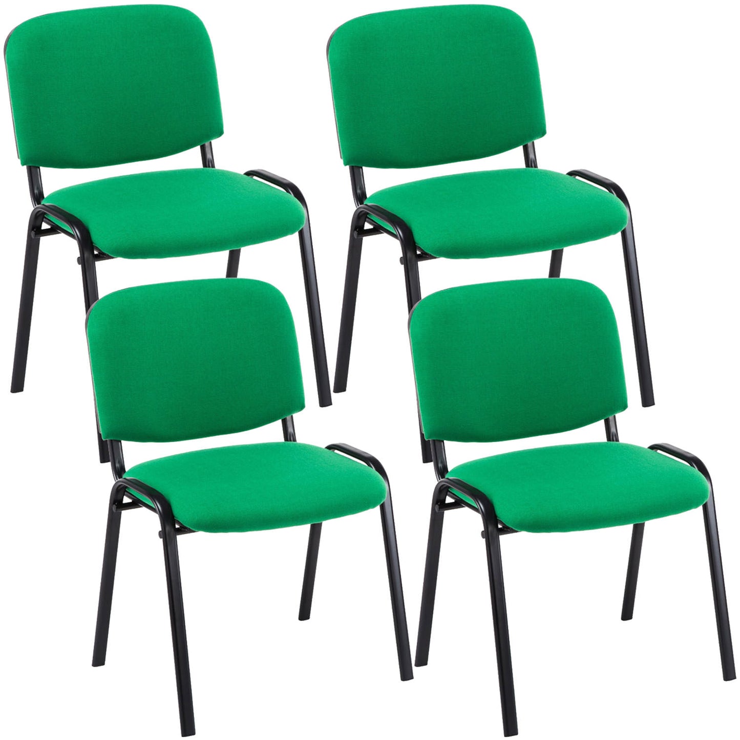 4er Set Besucherstuhl Ken Stoff | homemem39
