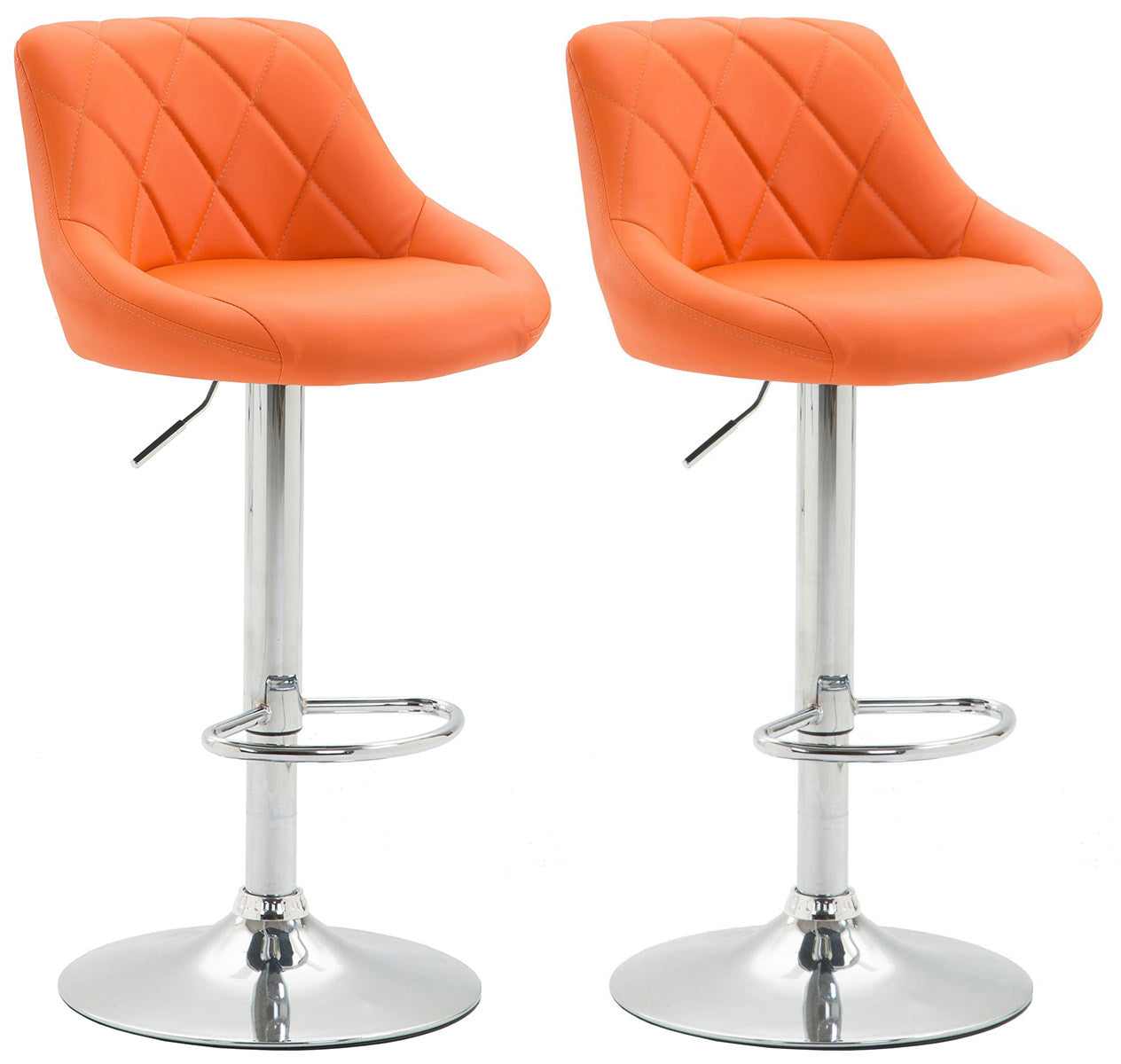 2er Set Barhocker Lazio Kunstleder | homemem39