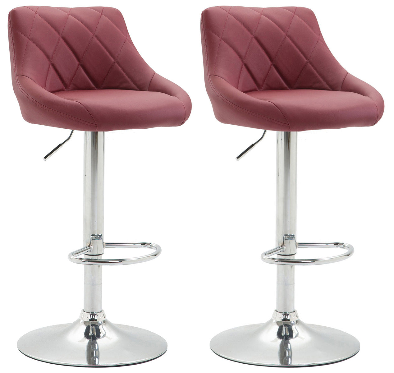 2er Set Barhocker Lazio Kunstleder | homemem39