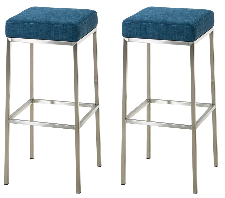 2er Set Barhocker Montreal Stoffbezug | homemem39