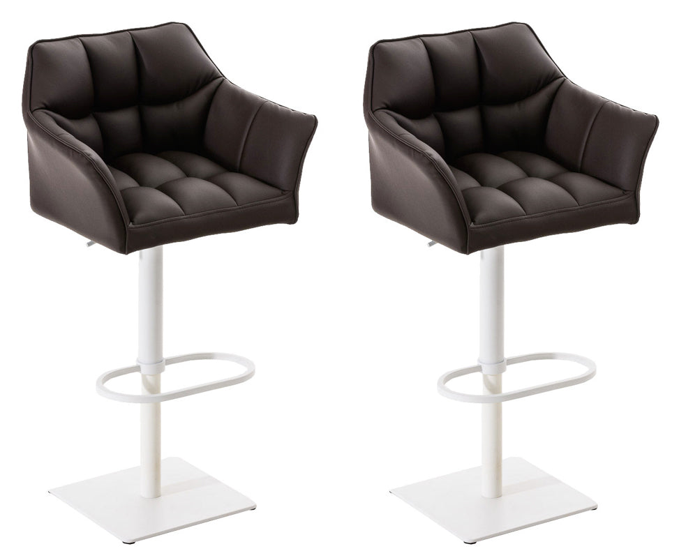 2er Set Barhocker Damaso Kunstleder - homemem39