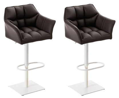 2er Set Barhocker Damaso Kunstleder - homemem39