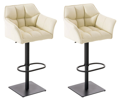2er Set Barhocker Damaso Kunstleder | homemem39