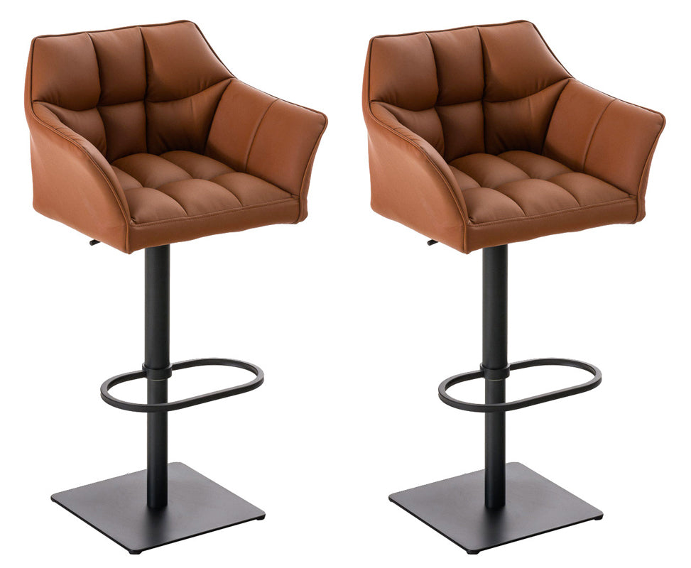 2er Set Barhocker Damaso Kunstleder | homemem39