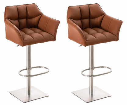 2er Set Barhocker Damaso Kunstleder | homemem39