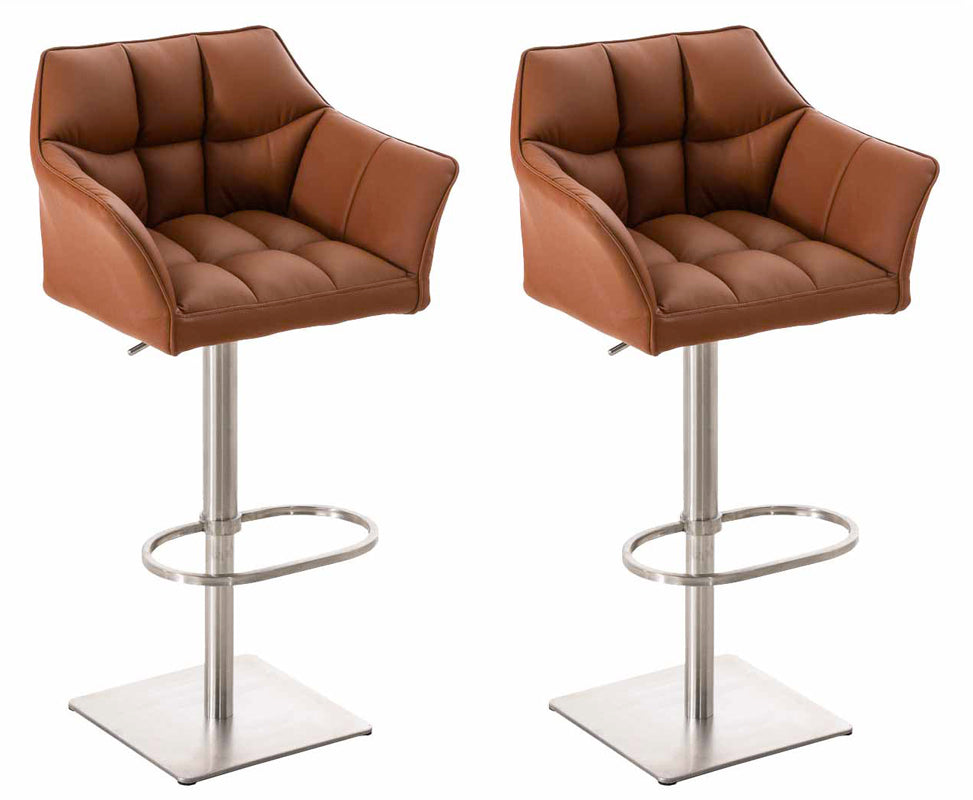 2er Set Barhocker Damaso Kunstleder - homemem39