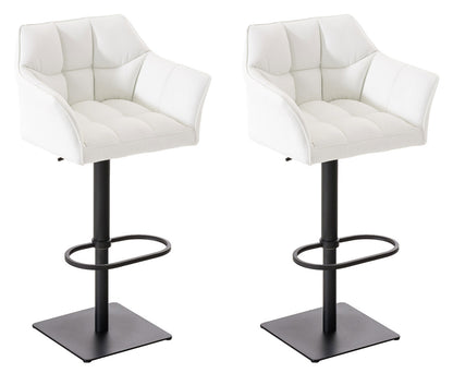 2er Set Barhocker Damaso Kunstleder - homemem39