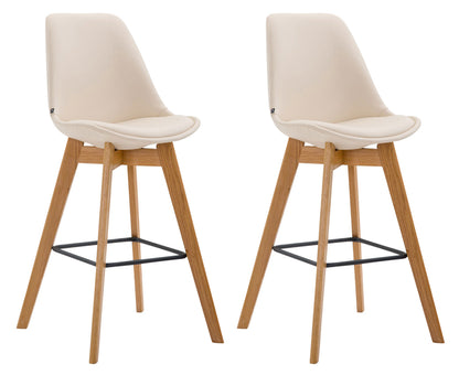 2er Set Barhocker Metz Kunstleder - homemem39