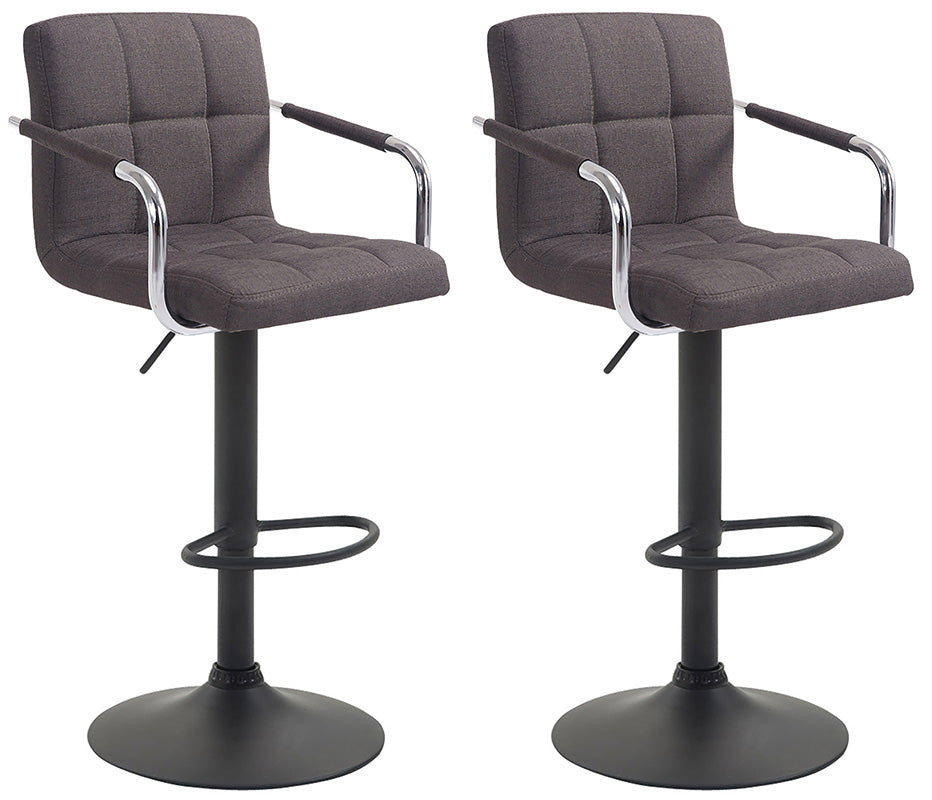 2er Set Barhocker Lucy Stoff - homemem39