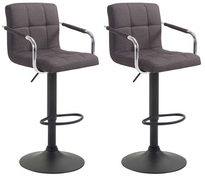 2er Set Barhocker Lucy Stoff - homemem39