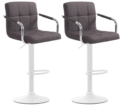2er Set Barhocker Lucy Stoff - homemem39
