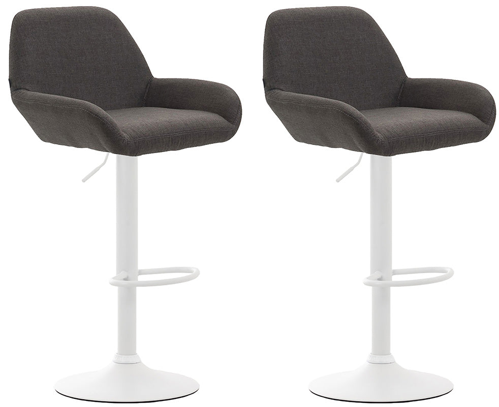 2er Set Barhocker Braga Stoff | homemem39