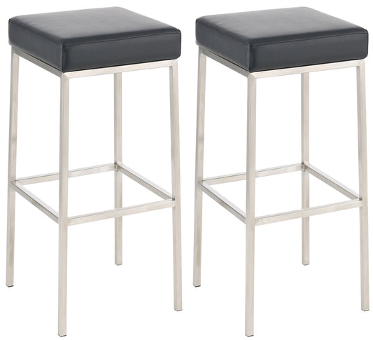 2er Set Barhocker Montreal Kunstlederbezug - homemem39