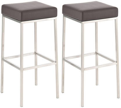 2er Set Barhocker Montreal Kunstlederbezug - homemem39