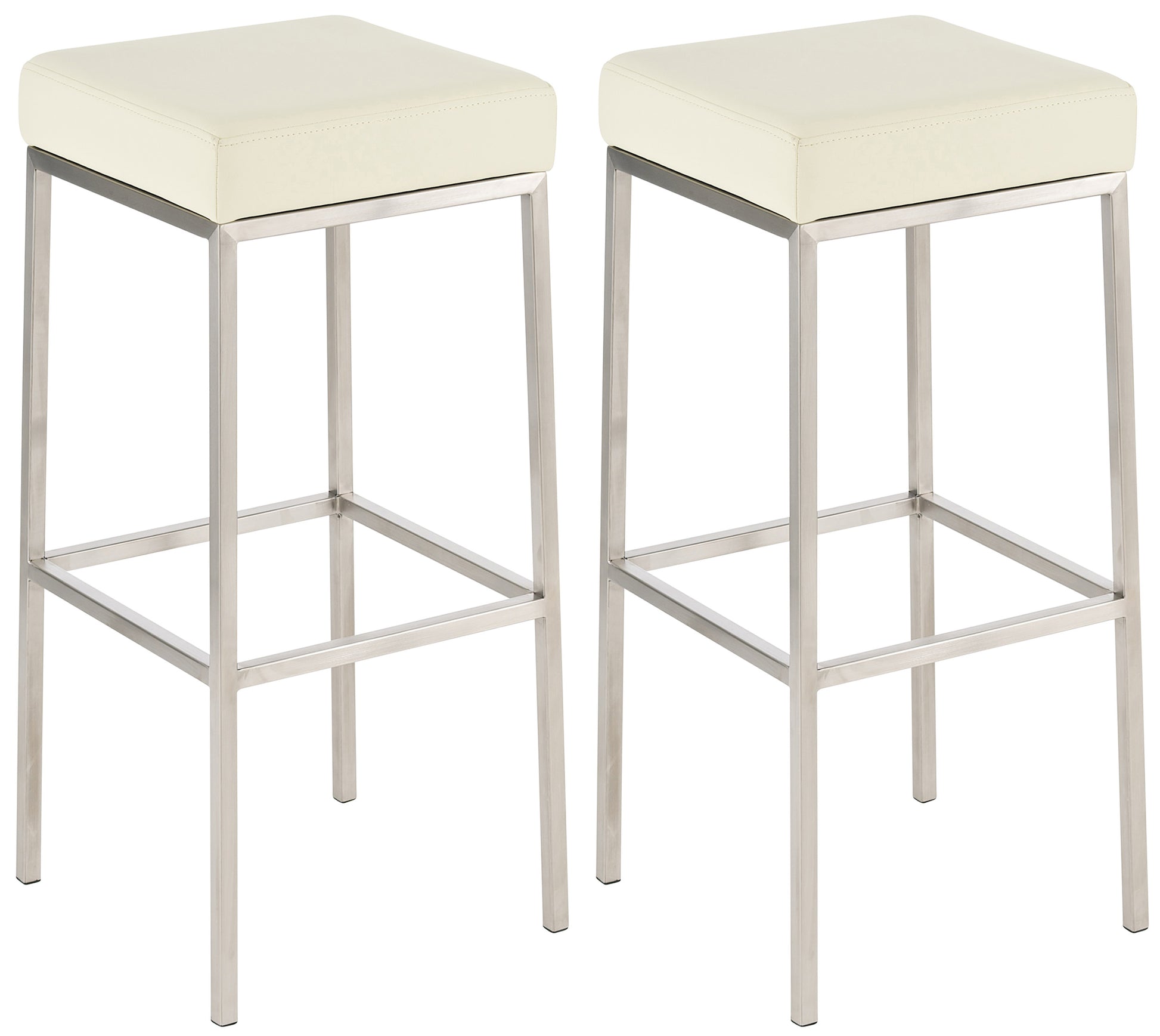 2er Set Barhocker Montreal Kunstlederbezug | homemem39