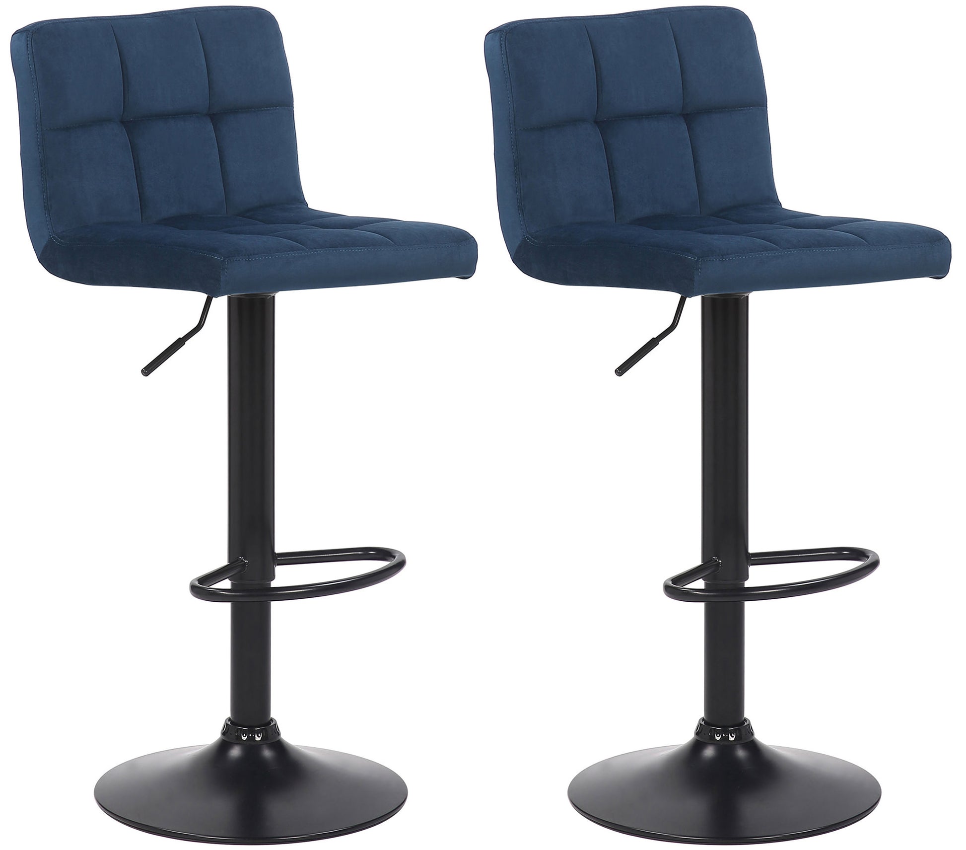 2er Set Barhocker Feni Samt - homemem39