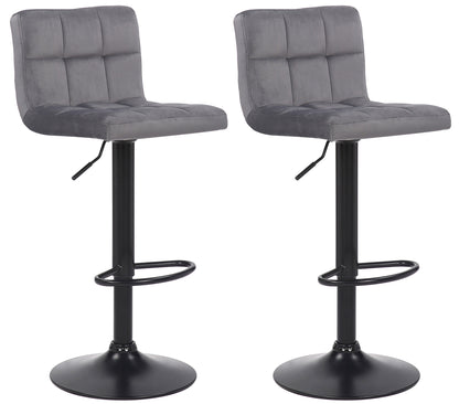 2er Set Barhocker Feni Samt - homemem39