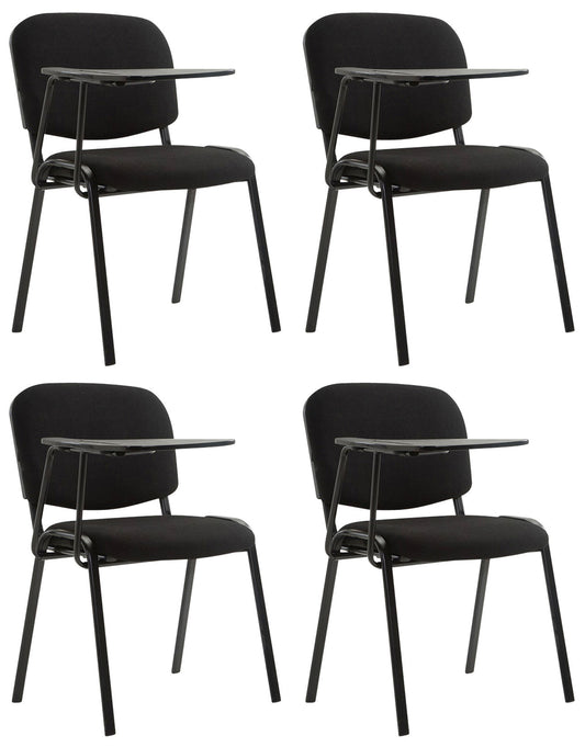 4er Set Stuhl Ken mit Klapptisch Stoff - homemem39