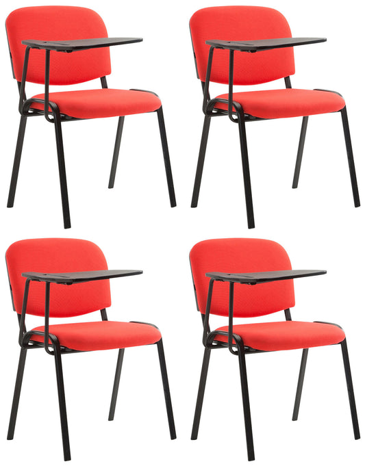 4er Set Stuhl Ken mit Klapptisch Stoff